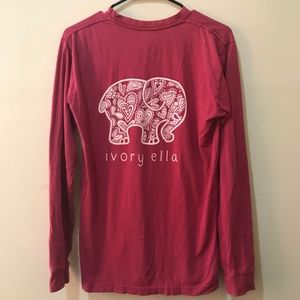 *AUTHENTIC IVORY ELLA* Red Heart Print